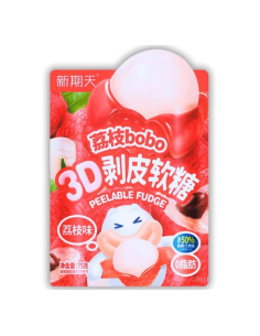 XQT 荔枝味剥皮软糖 75g – 柔軟果味條狀糖