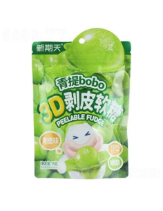 XQT Peelable Fudge Green Grape 75g