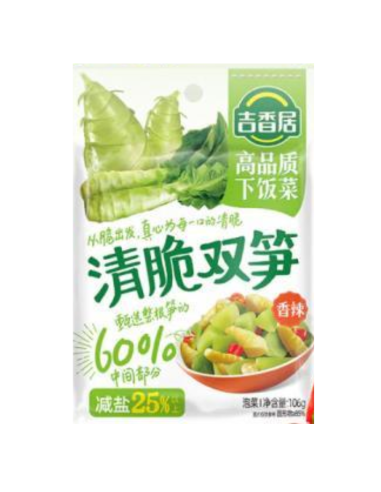 吉香居清脆雙筍-香辣106g