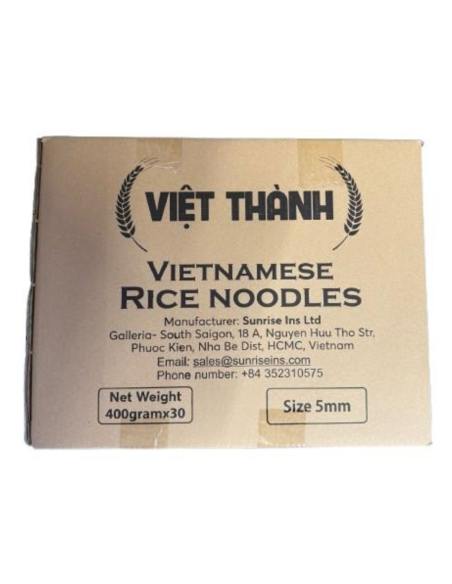 Viet Thanh Rice Vermicelli 5mm (400g x 30) 1 Case