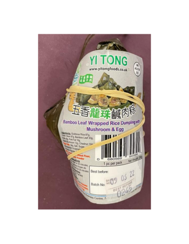 Yi Tong Bamboo Leaf Wrapped Rice Dumpling with Mushroom & Egg -  - ...