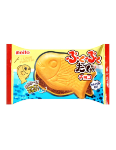 Meito Puku Puku Tai Choco Monaka (Fish Shape Choco Wafer) 16.5g