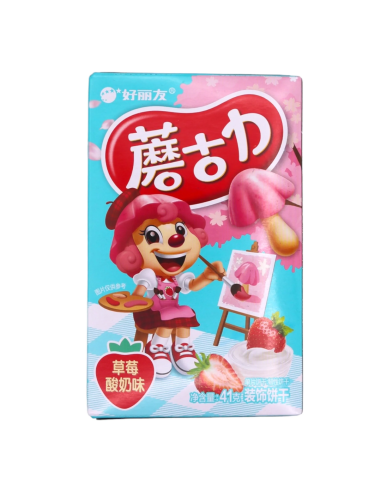好丽友巧克力男孩饼干（草莓酸奶味）41克