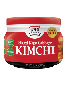 Jongga Mat Kimchi Fish Free in Jar 300g