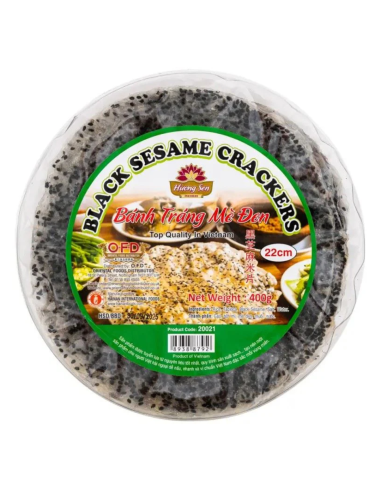 Huong Sen Black Sesame Crackers 400g | Sing Kee Foods