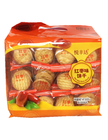悅豐達 紅棗味餅乾300g