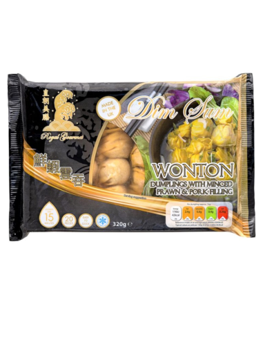 Royal Gourmet Prawn Wonton (Prawn & Pork Filling) - 295g