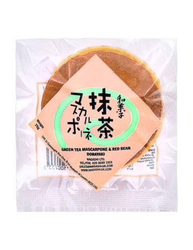 Wagashi Green Tea Mascarpone & Red Bean75g