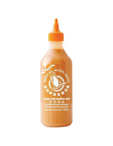 飛鵝牌素食辣椒蛋黃醬 730ml｜純素Sriracha美乃滋