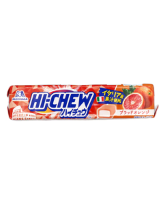 Hi-Chew Morinaga Chewy Candy Blood Orange 12 tablets 52.8g