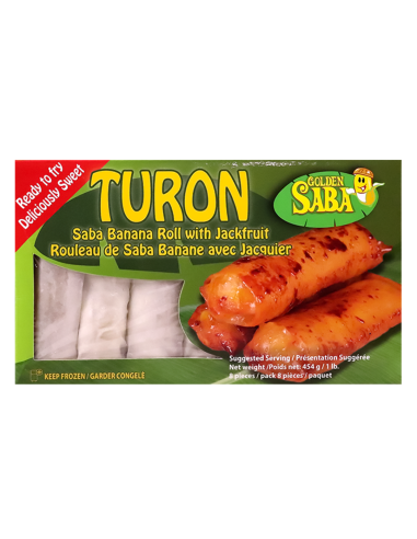 Golden Saba Frozen Banana Rolls with Jackfruit Preserved 454g