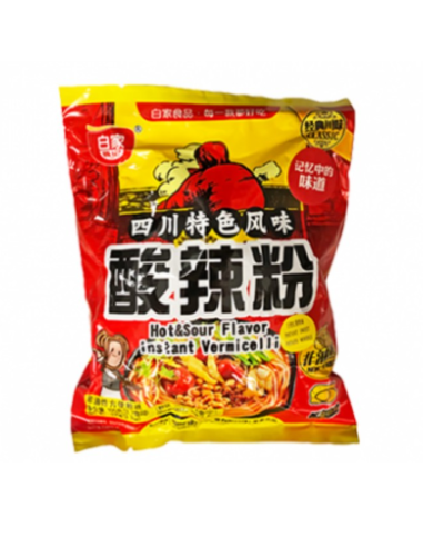 Bai jia Hot & Sour Flavour Instant Vermicelli 105g x 5