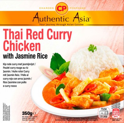 Expand AUTHENTIC ASIA Thai Red Curry Chicken with Jasmine Rice 350g