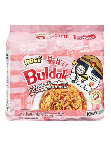 Samyang Hot Chicken Ramen Rose (Multi) 140g*5
