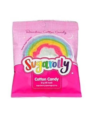 Sugarolly Rainbow Cotton Candy 12g