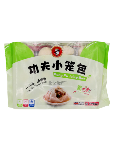 Kung Fu Juicy Bao Three Deli Vegetable 300g