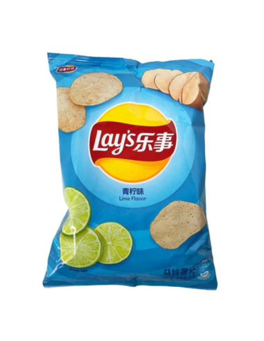 Lay's Potato Crisps Lime Flavour - 70g