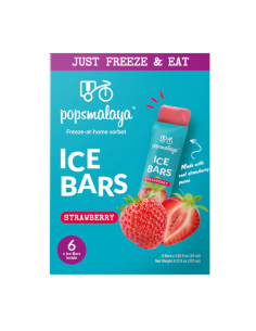 Pops Malaya Strawberry Ice Bars (45ml*6) 270ml