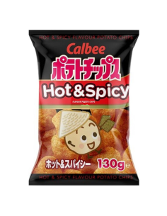 Calbee Potato Chips Hot & Spicy 130g