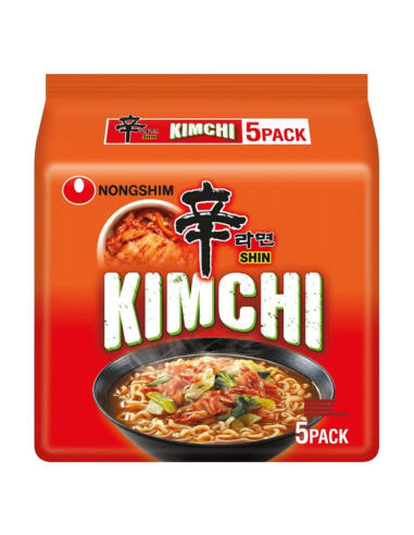 Nongshim Kimchi Ramyun Noodle Soup 120gx5