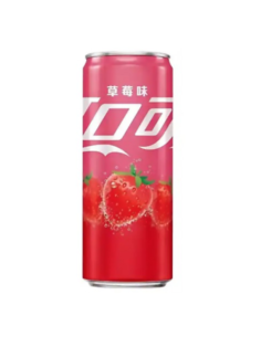 可口可乐草莓味罐装 330ml