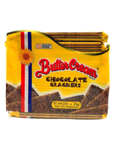 Sunflower Butter Cream Crackers - Chocolate 25gx10