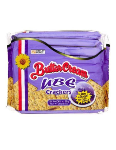 Sunflower Butter Cream Crackers Ube Flavour (10x25g) 250g