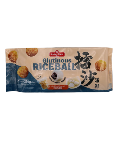 Spring Home TYJ Glutinous Rice Ball - Sesame with Grated Peanut 250g