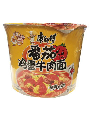 康师傅 番茄鸡蛋牛肉面 110g