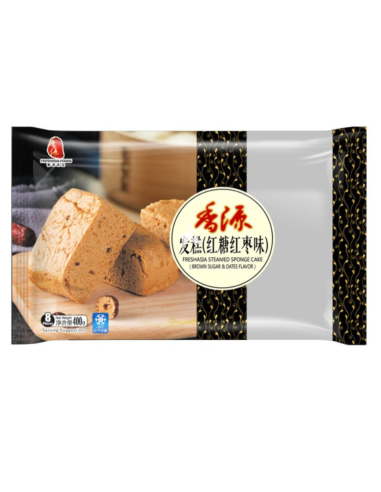 Freshasia Steamed Sponge Cake - Brown Sugar & Dates Flavour 400g