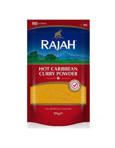 Rajah Hot Caribbean Curry Powder 100g