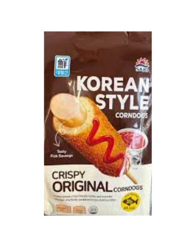 Sajo Korean Stlye Crispy Original Corndog(Fish Sausage) 80g*5