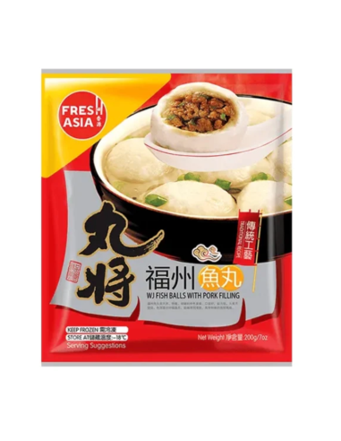 WJ Fish Balls with Pork Filling 200g