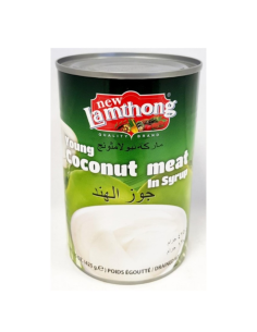 New Lamthong Young Coconut Meat in Syrup 425g