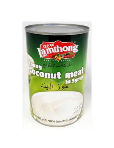 New Lamthong Young Coconut Meat in Syrup 425g