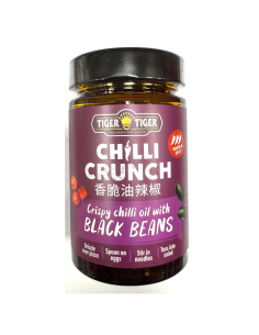 Tiger Tiger Chilli Crunch Crispy Chilli Oil with Black Beans 170g
