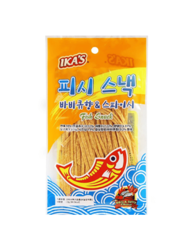 IKA's Fish Snack BBQ & Spicy Flavour 13g*6
