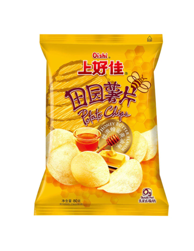 Oishi Potato Chips Honey Butter 80g