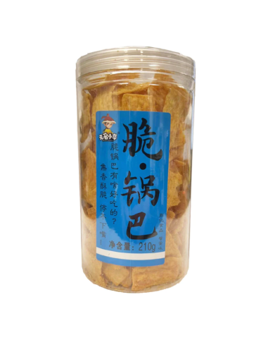 无名小卒 脆锅巴 蟹黄味 210g | Sing Kee Foods