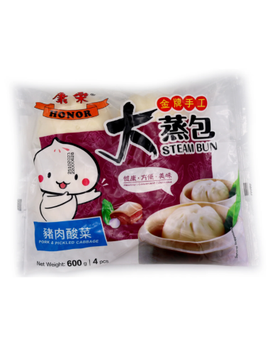 康樂手工大蒸包 - 豬肉酸菜餡 600g | Sing Kee Foods