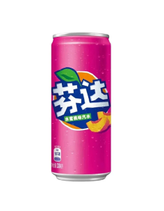 Fanta Soda Drink Peaches 330ml