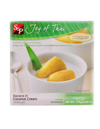 S&P Banana in Coconut Cream 170g (Frozen)