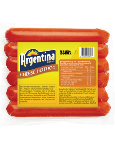 Argentina Frozen Cheese Hotdog 340g
