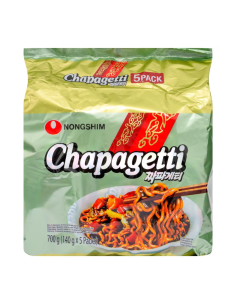 Nongshim Chapagetti Instant Noodles with Black Soybean Flavour Multipack (Pack of 5)