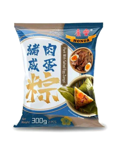 Honor Zongzi Pork with Salted Egg  (2 Pieces) 300g