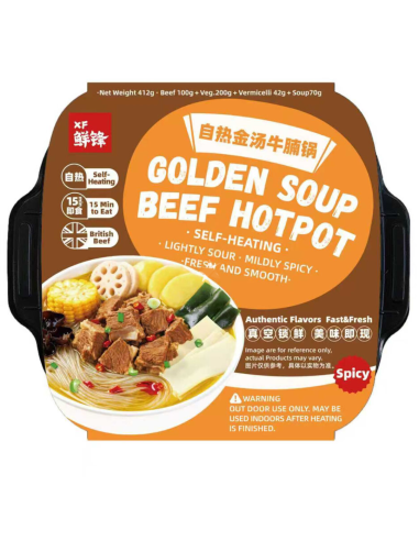 XF Golden Soup Beef HotPot 412g