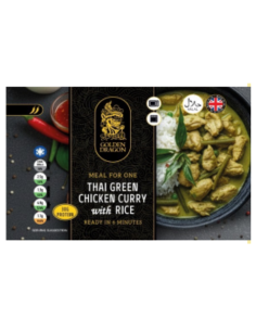 Golden Dragon Green Chicken Curry with Rice 300g
