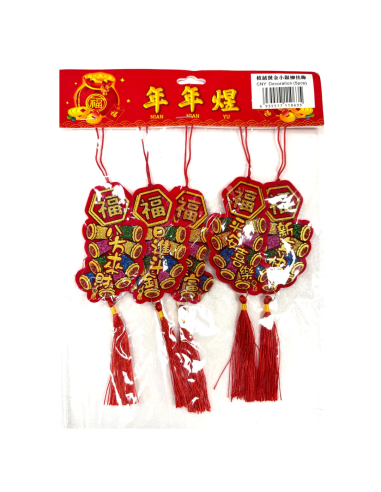 CNY Hanging Decoration 5pcs (八方來財)