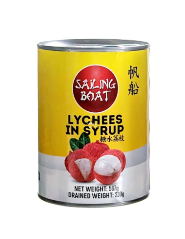 Sailing Boat Lychees in Light Syrup 567g