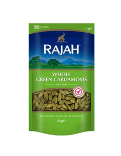 Rajah Whole Green Cardamoms 50g